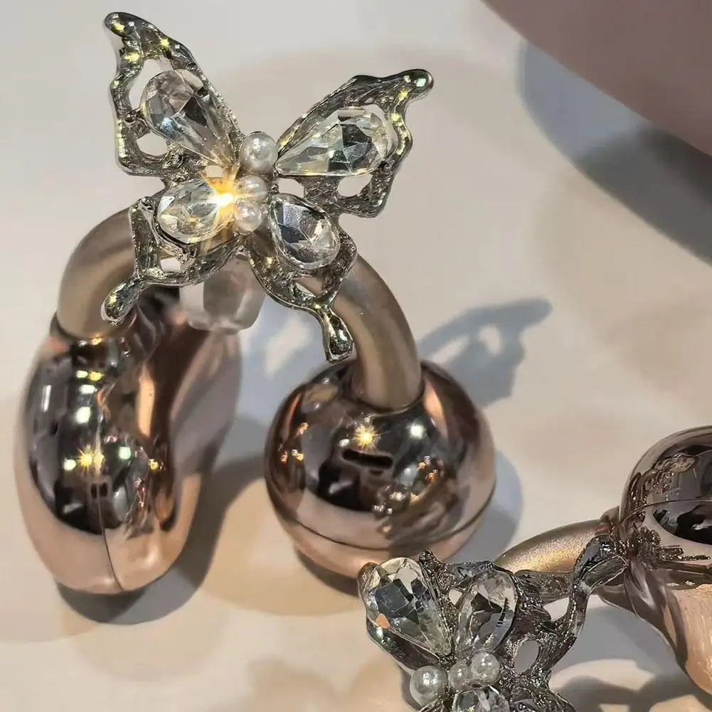 Rhinestones are used for clip on headphones, open ears, elegant zirconia decorative headphone accessories, and detachable delicate DIY decorative butterfly tassels