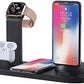 Magnetic Wireless Charger,Foldable Travel 3 In 1 Wireless Charging Station 15w Mag-Safe Wireless Charger Stand