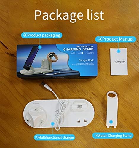 Magnetic Wireless Charger,Foldable Travel 3 In 1 Wireless Charging Station 15w Mag-Safe Wireless Charger Stand