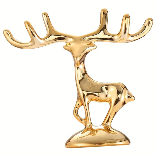 Luxury Golden Deer Decor - Elegant Deer