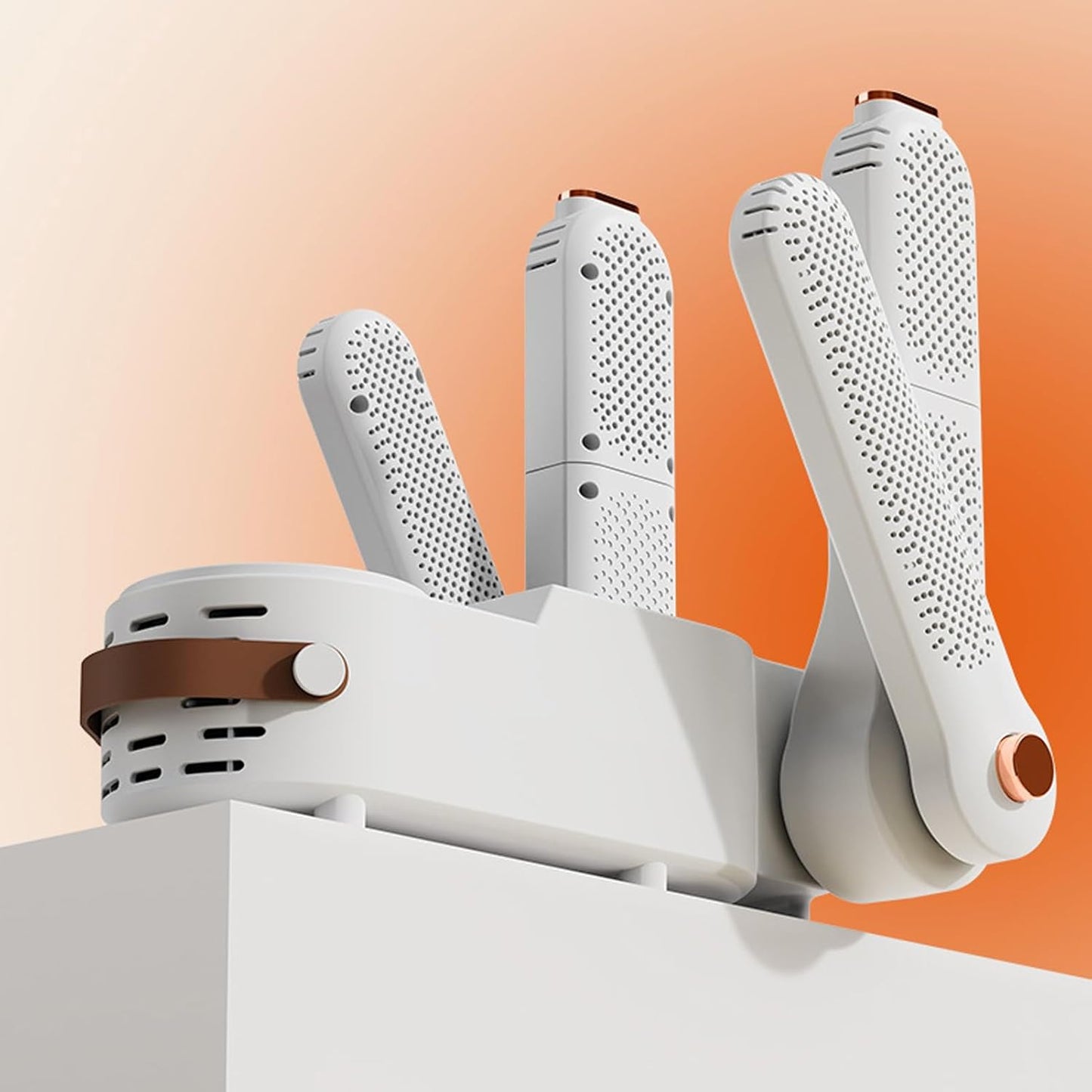 Yunir Boot Dryer, 4 Extendable Electric Shoes Dryer with 360° Wind, Timing Constant Temperature, Touch Control, Reduce Odor, for Boots Gloves Hats Socks (US Plug 110V),