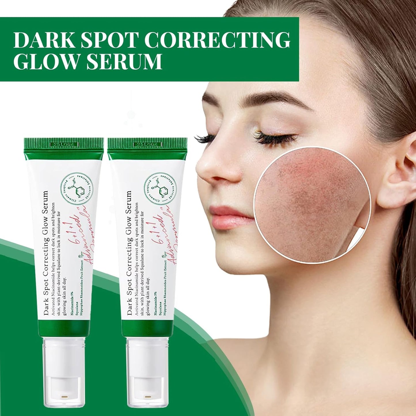 Jxfnogn Dark Spot Correcting Serum  – Brightening & Hydrating Essence for Face and Neck