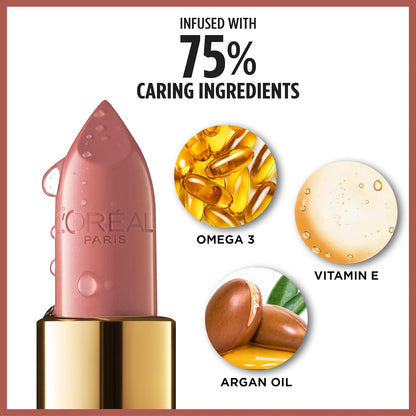 L’Oréal Paris Colour Riche Lipstick and Lip Liner Set, Includes 1 Satin Lipstick and 1 Creamy Lip Pencil For Bold, Nourished Lip Color, Worth It, 1 Kit