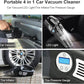 4-in-1 Car Tire Inflator Vacuum Cleaner