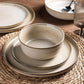 GBHOME 12-Piece Ceramic Dinnerware Set – Scratch-Resistant Plates & Bowls, Microwave & Dishwasher Safe