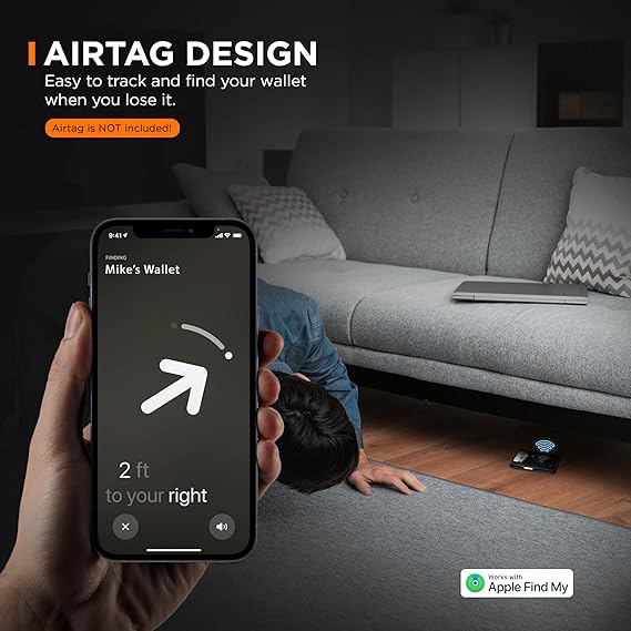 SERMAN BRANDS Money Clip Wallet - Men Wallets slim Front Pocket RFID Blocking Card Holder Minimalist Mini Bifold