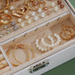 86 Pcs Jewelry Set Including Necklaces, Earrings, Rings, Party Accessories (no Box)