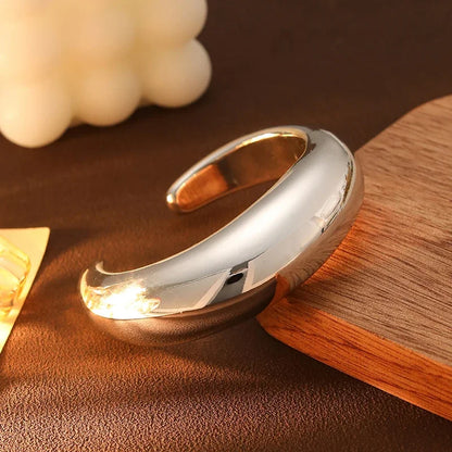 Trendy Big Cuff Bangles Bracelets Women Vintage Statement
